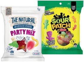 The+Natural+Confectionery+Co.+130%E2%80%91230g%2C+Sour+Patch+Kids+190g+or+Pascall+Lollies+150%E2%80%91300g+Bags+Selected+Varieties