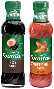 Fountain-Sauce-250mL-Selected-Varieties on sale