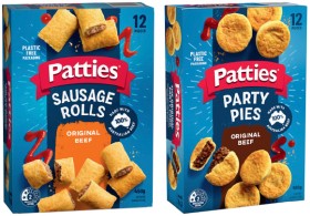 Patties+Party+Pies%2C+Sausage+Rolls+or+Pasties+12+Pack+Selected+Varieties