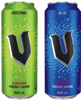 V+Energy+Drink+500mL+or+V+RiiSE+Sparkling+Energy+Drink+330mL+Selected+Varieties