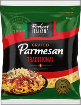 Perfect+Italiano+Traditional+Grated+Parmesan+Cheese+250g