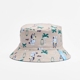 Bluey+Kids+Reversible+Bucket+Hat+-+Navy+Blue