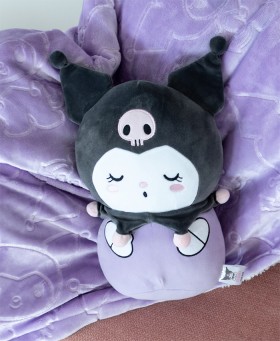 Kuromi+Blanket+%26amp%3B+Cushion