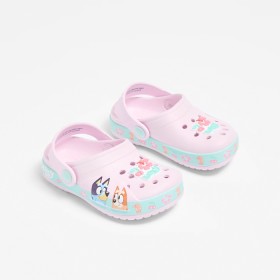 Bluey+Baby+First+Walker+Clog+-+Pink