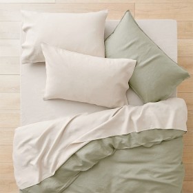 Milano-Linen-Sheet-Set-Oatmeal on sale