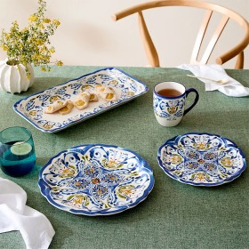 Savona-Dinnerware-BlueYellow on sale