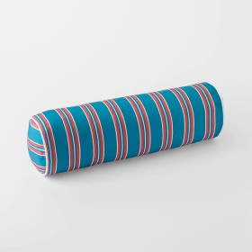 Panama+Bolster+Cushion+-+Blue%2FRed