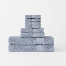 Osman+Turkish+Cotton+Bale+Set+-+Steel+Blue