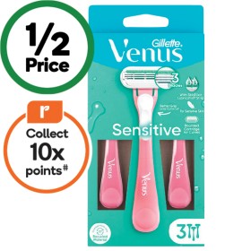 Gillette-Venus-Sensitive-Disposable-Razors-Pk-3 on sale