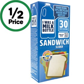 I+Was+A+Milk+Bottle+Sandwich+Bags+Pk+30