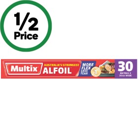 Multix+Aluminium+Foil+Wide+30m+x+30cm
