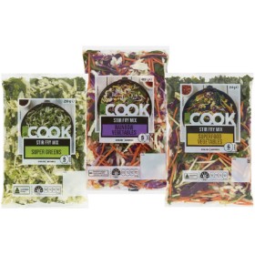Woolworths-COOK-Stir-Fry-Mix-Superfood-Vegetables-250g-Woolworths-COOK-Stir-Fry-Mix-Super-Greens-250g-or-Woolworths-COOK-Stir-Fry-Mix-Rainbow-Vegetables-400g-Pack on sale
