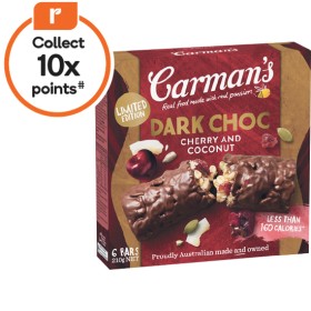 Carman%26rsquo%3Bs+Muesli+Bars+150-270g+Pk+5-6