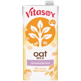 Vitasoy+Unsweetened+Almond+or+Oat+Milk+1+Litre