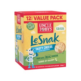 Uncle-Tobys-Le-Snak-264g-Pk-12 on sale