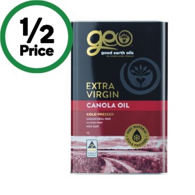 Good+Earth+Oils+Extra+Virgin+Canola+Oil+4+Litre