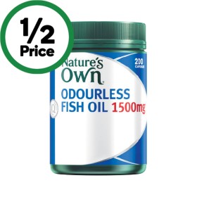Nature%26rsquo%3Bs+Own+Fish+Oil+Odourless+1500mg+Pk+200%7E