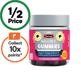 Little-Swisse-Iron-Vitamin-C-Gummies-Pk-40 on sale