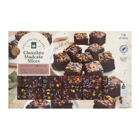 Woolworths+Vanilla+or+Chocolate+Mudcake+Slices+Party+Pack+Pk+24