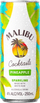 Malibu+Cocktails+Pineapple+Cans+250mL