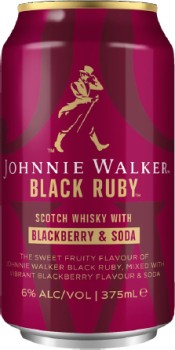 Johnnie+Walker+Black+Ruby+Soda+Can+375mL
