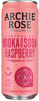 Archie+Rose+Australian+Vodka+%26amp%3B+Raspberry+Soda+Cans+330mL