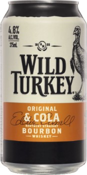 Wild+Turkey+Bourbon+and+Cola+Cans+10x375mL