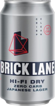 NEW+Brick+Lane+Zero+Carb+Japanese+Lager+Can+355mL