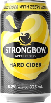 Strongbow+Hard+Cider+Zesty+Lemon+Cans+375mL