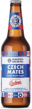 Burleigh+Brewing+Co.+X+Budvar+Czech+Mates+Lager+Bottle+330mL