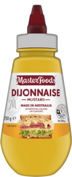 MasterFoods+Squeezy+Mustard+250%E2%80%91275g+Selected+Varieties
