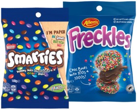Nestl%26eacute%3B+Smarties%2C+Allen%26rsquo%3Bs+Freckles+or+Jaffas+Share+Pack+160g