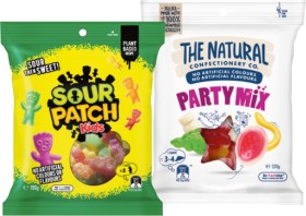 The-Natural-Confectionery-Co-130230g-Sour-Patch-Kids-Bag-190g-or-Pascall-Lollies-150300g-Selected-Varieties on sale