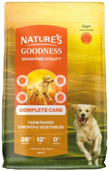 Natures+Goodness+Complete+Care+Grain+Free+Dry+Dog+Food+3kg+Selected+Varieties