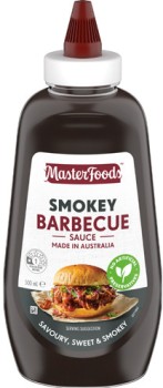 MasterFoods+Smokey+Barbecue+or+Aussie+Farmers+Tomato+Squeezy+Sauce+500mL