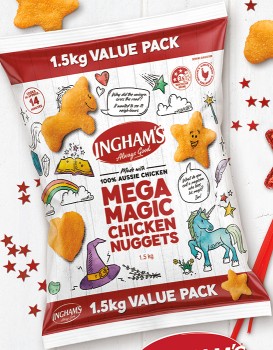 NEW+Ingham%26rsquo%3Bs+Mega+Magic+Chicken+Nuggets+Value+Pack+1.5kg
