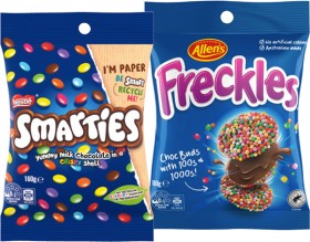 Nestl%26eacute%3B+Smarties%2C+Allen%26rsquo%3Bs+Freckles+or+Jaffas+Share+Pack+160g