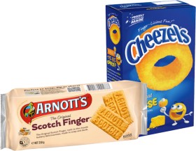 Arnott%26rsquo%3Bs+Scotch+Finger+Biscuits+250g+or+Cheezels+Box+125g+Selected+Varieties
