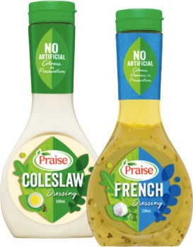 Praise+Dressing+330mL+Selected+Varieties