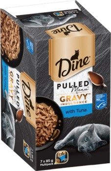 Dine+Pulled+Menu+Wet+Cat+Food+7x85g+Selected+Varieties