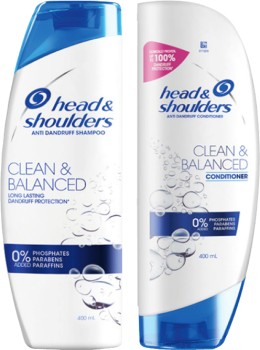 Head+%26amp%3B+Shoulders+Anti+Dandruff+Shampoo+or+Conditioner+400mL+Selected+Varieties