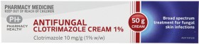 Pharmacy+Health+Antifungal+Clotrimazole+Cream+1%25+50g