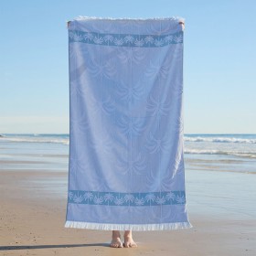 Sundays-Ubud-Velour-Textured-Fringed-Beach-Towel-by-Pillow-Talk on sale