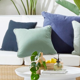 Sundays-Zona-Outdoor-Small-Square-Plain-Cushion-by-Pillow-Talk on sale