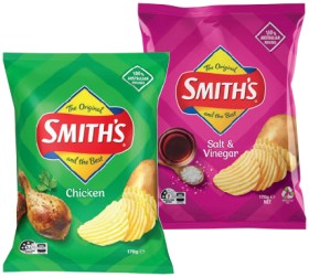 Smith%26rsquo%3Bs+Crinkle+Cut+Chips+150-170g+Selected+Varieties