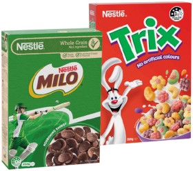 Nestl%26eacute%3B+Milo+Cereal+330%E2%80%91350g+or+Trix+Cereal+310g+Selected+Varieties