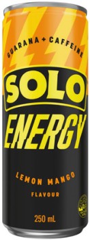 NEW+Solo+Energy+Lemon+Mango+250mL