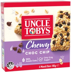 Uncle+Tobys+Muesli+Bars+5%E2%80%916+Pack+or+Le+Snak+6+Pack+Selected+Varieties