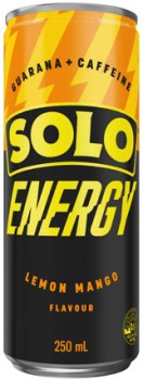 NEW+Solo+Energy+Lemon+Mango+250mL