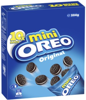 Oreo+Mini+Creme+Cookies+10+Pack+204g